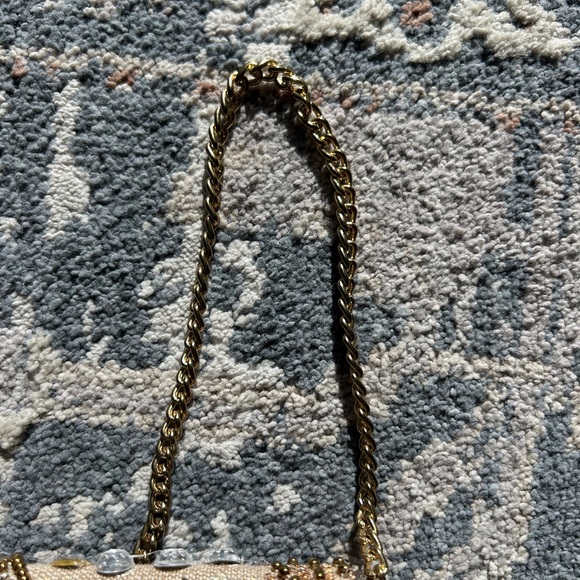 Lulu's Beaded Clutch - Brown and Gold - Picture 9 of 9